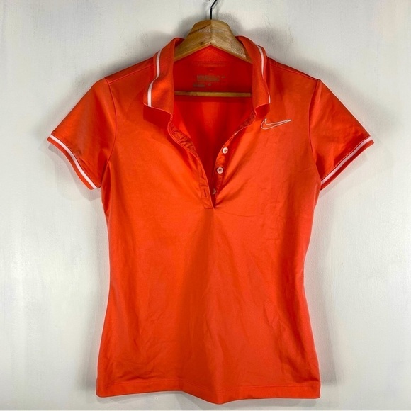 Nike Golf Dri-Fit Tour Performance 1/4 Quarter Button Up Tee T-Shirt Top Small - Picture 1 of 4